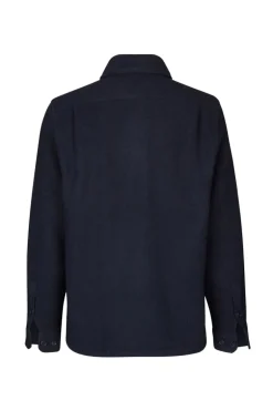 Heren overshirt blauw
