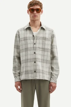 Heren overshirt bruin