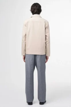 Heren overshirt bruin