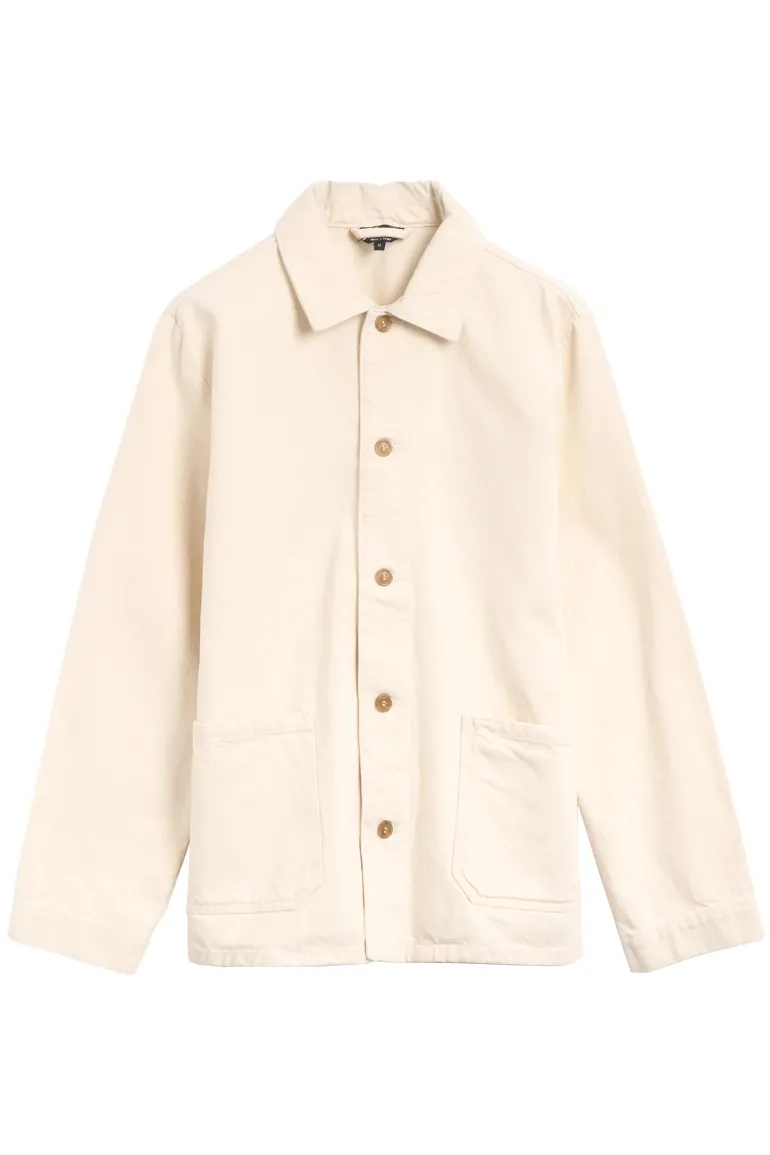 Heren overshirt ecru