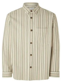 Heren overshirt geel