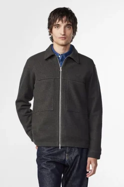 Heren overshirt groen