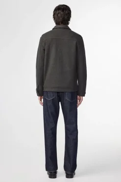 Heren overshirt groen