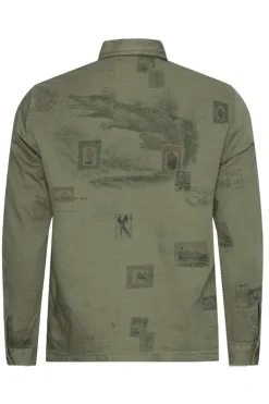 Heren overshirt groen