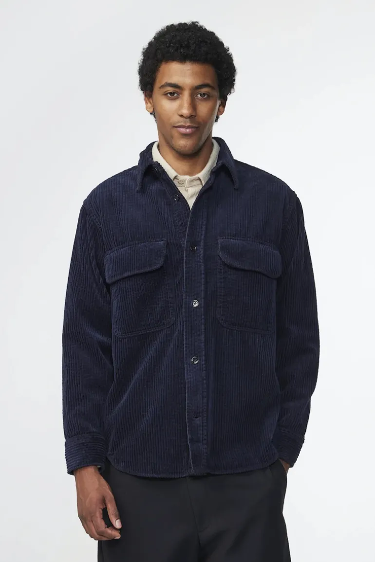 Heren overshirt zwart