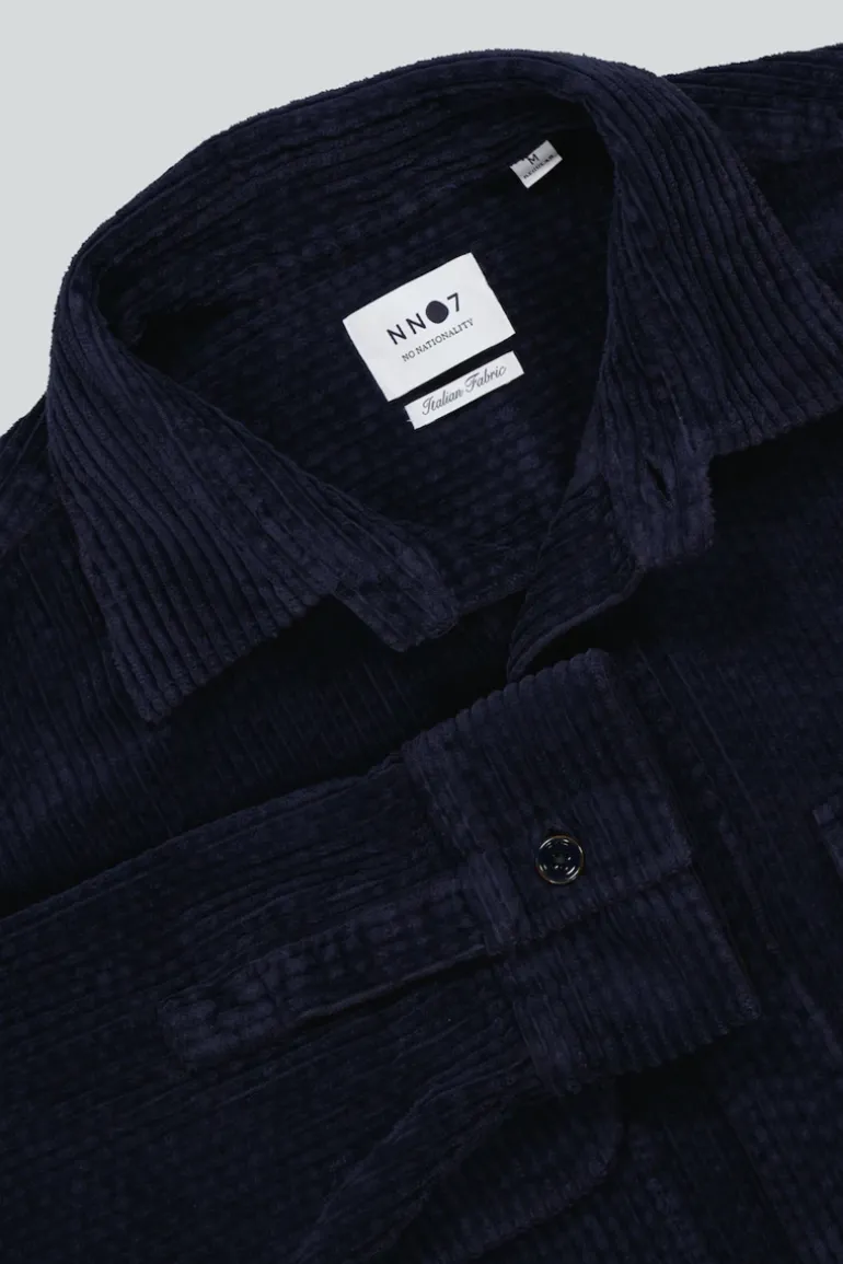 Heren overshirt zwart