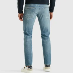 Heren pantalon blauw