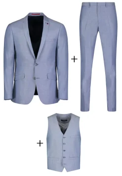Heren pantalon blauw
