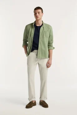 Heren pantalon ecru