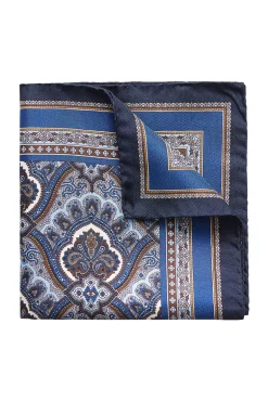Heren pochet blauw