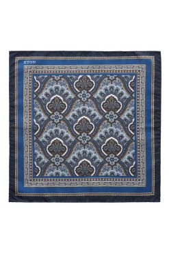Heren pochet blauw