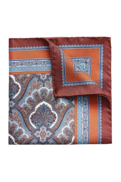 Heren pochet oranje
