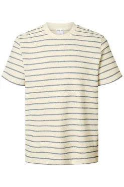 Heren polo korte mouw blauw