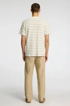 Heren polo korte mouw blauw