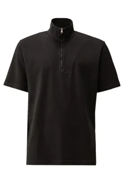 Heren polo korte mouw blauw