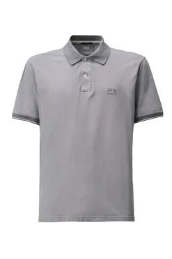 Heren polo korte mouw blauw