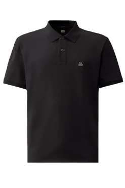 Heren polo korte mouw blauw