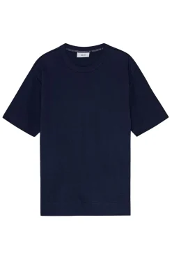 Heren polo korte mouw blauw