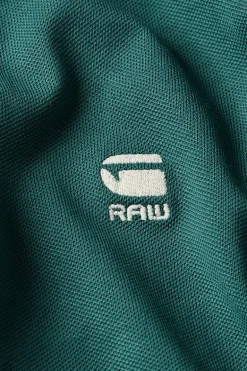 Heren polo korte mouw groen