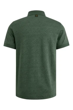 Heren polo korte mouw groen