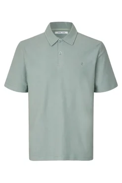 Heren polo korte mouw groen