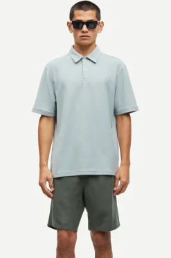 Heren polo korte mouw groen