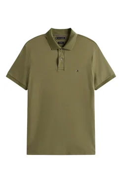 Heren polo korte mouw groen