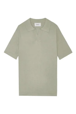 Heren polo korte mouw groen