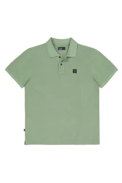 Heren polo korte mouw groen