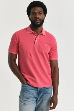 Heren polo korte mouw rose