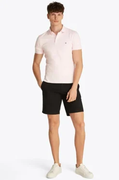 Heren polo korte mouw rose