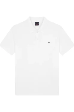 Heren polo korte mouw wit