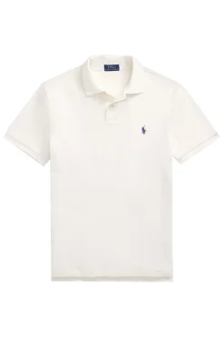 Heren polo korte mouw wit