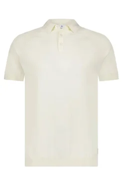 Heren polo korte mouw wit