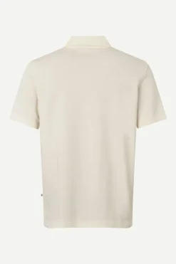 Heren polo korte mouw wit