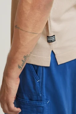 Heren polo korte mouw wit