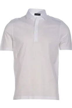 Heren polo korte mouw wit