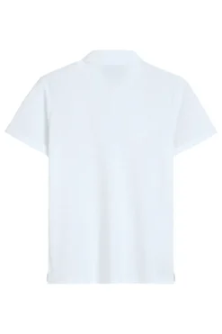 Heren polo korte mouw wit