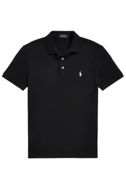 Heren polo korte mouw zwart