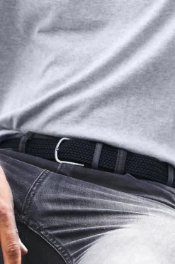 Heren riem blauw