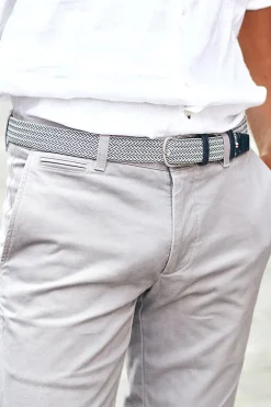 Heren riem blauw