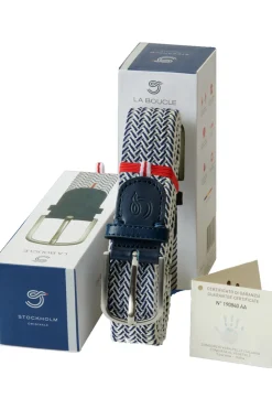 Heren riem blauw