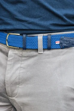 Heren riem blauw