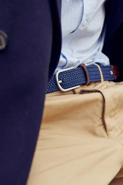 Heren riem blauw