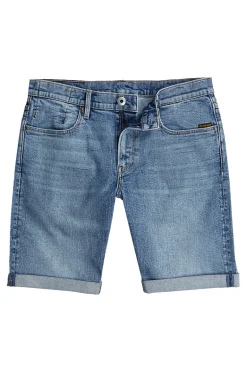 Heren short blauw
