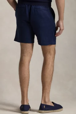 Heren short blauw