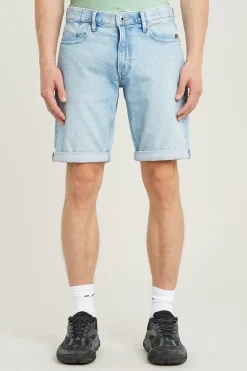 Heren short blauw