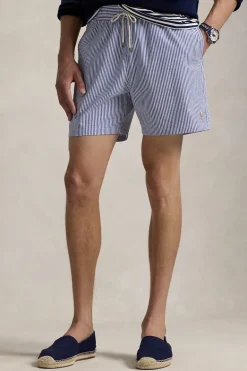 Heren short blauw
