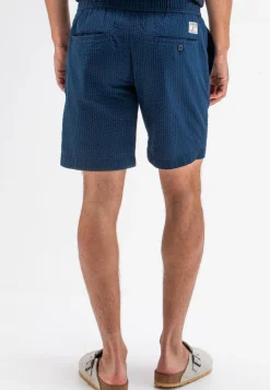 Heren short blauw