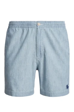 Heren short blauw